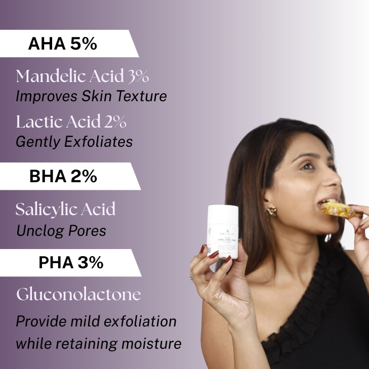 AHA BHA PHA Gentle Exfoliator