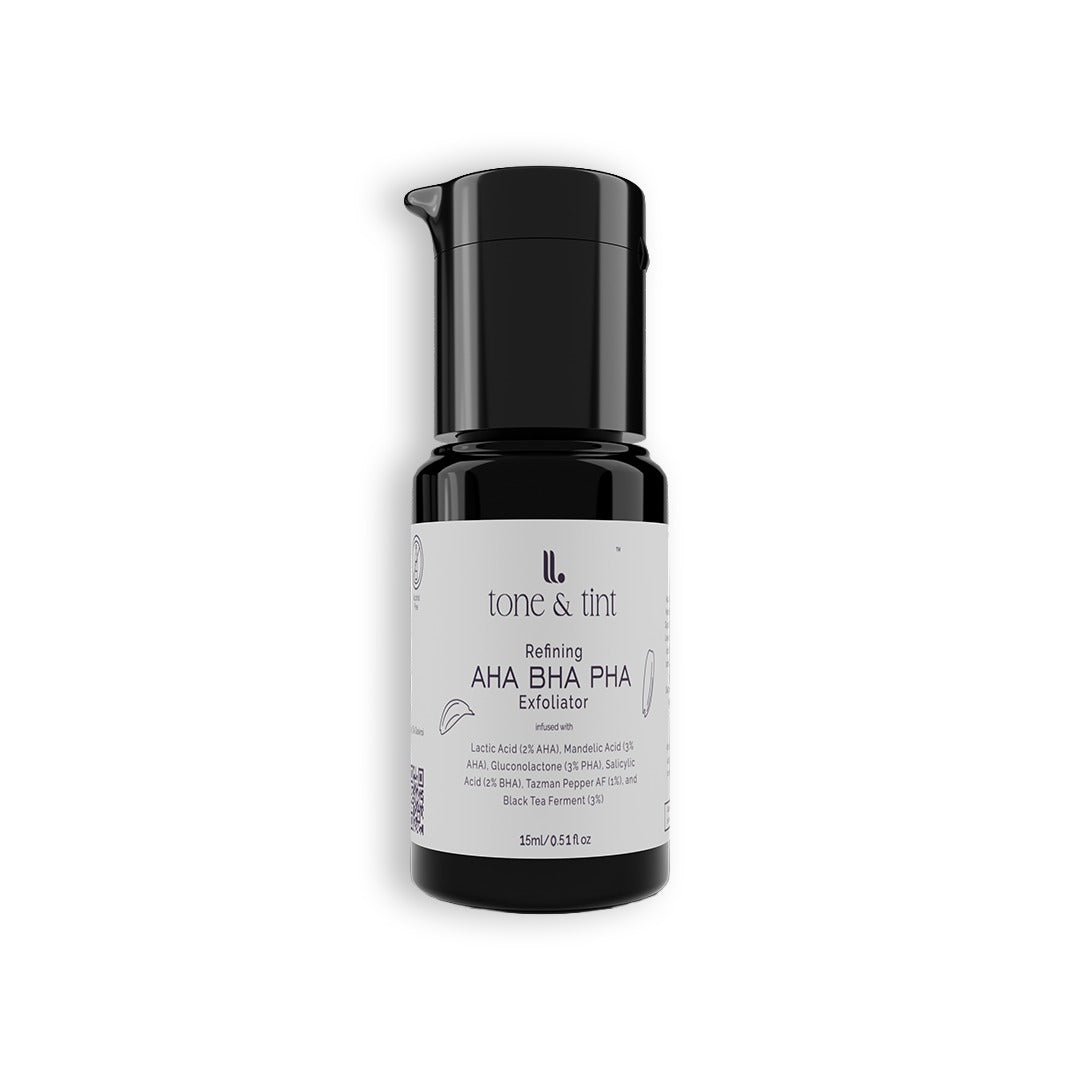 AHA BHA PHA Maximum Renewal Exfoliator 15 ml – tone & tint
