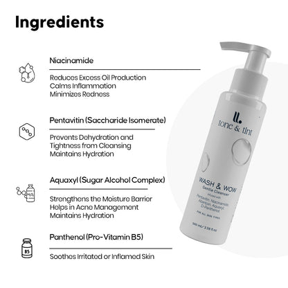 Wash & Wow Maximum Oil Control Gentle Cleanser