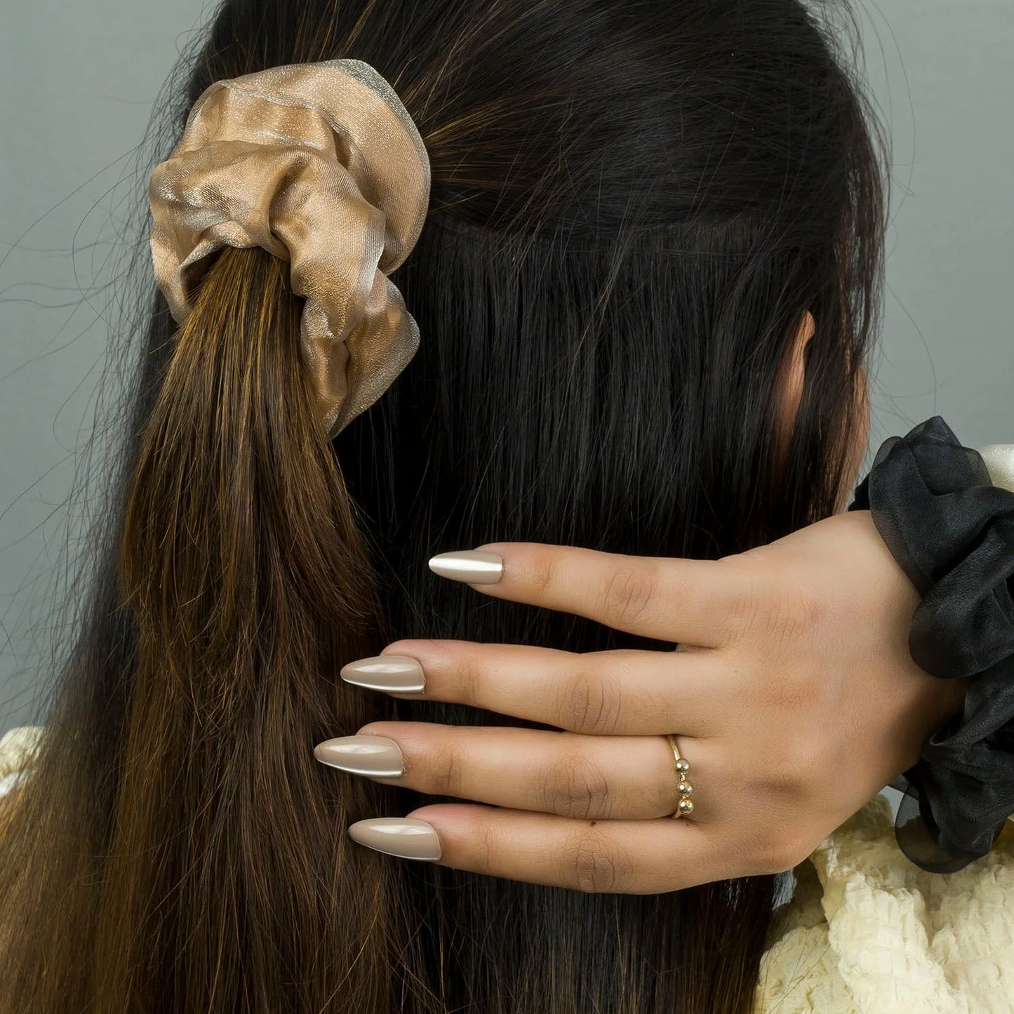 Korean style hair scrunchies