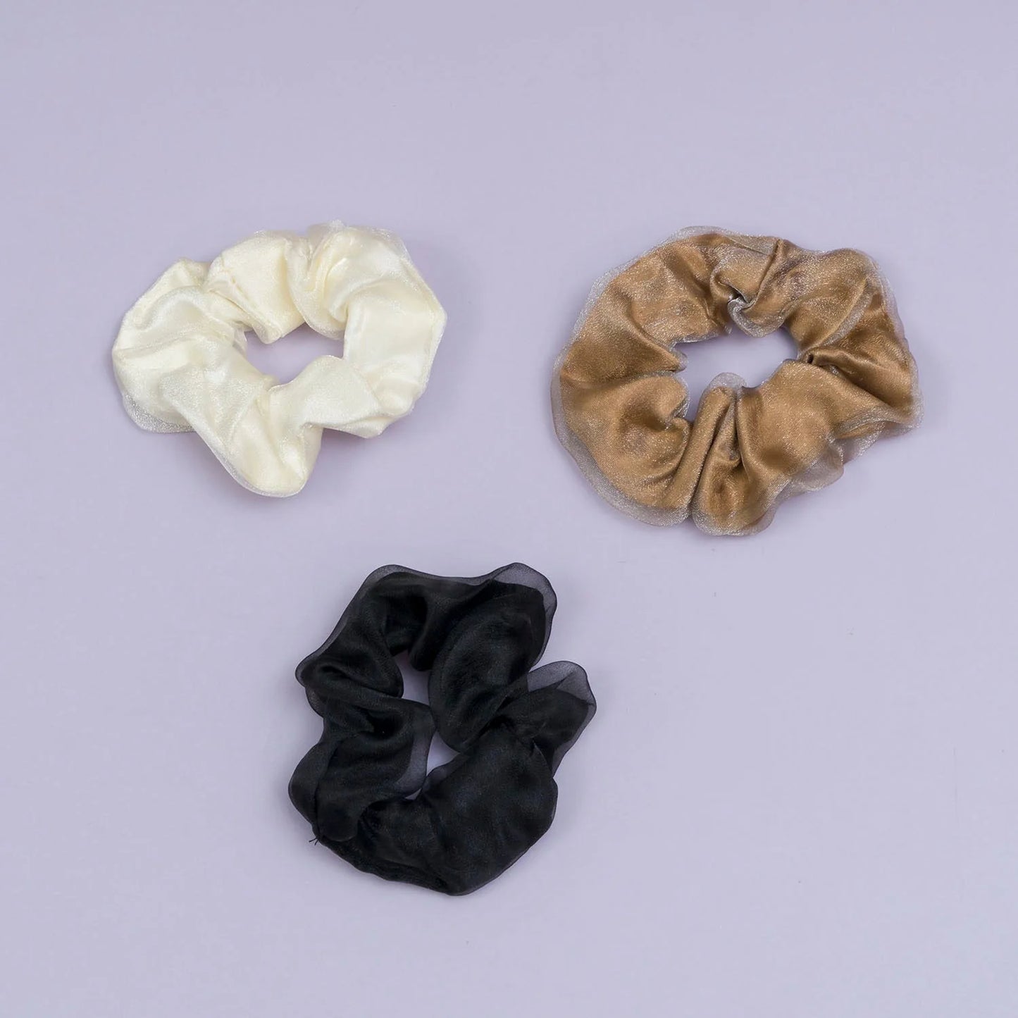 Korean style hair scrunchies